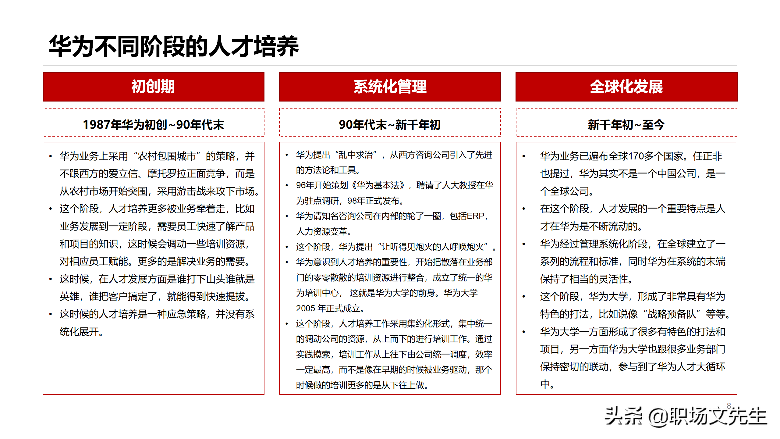 华为如何搭建人才培养体系？53页华为大学人才培养与发展实践