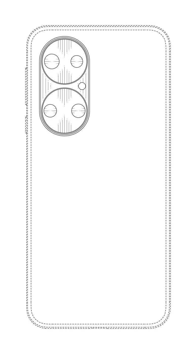 华为 P50 系列设计图、保护壳曝光，后置四摄方案